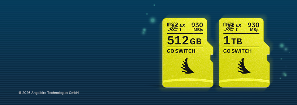 Angelbird Go Switch<br>마이크로 SD Express 카드